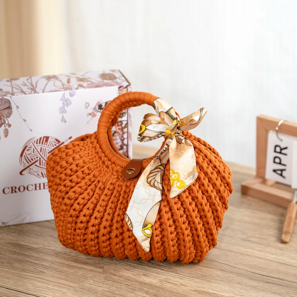 CrochetPark™ Shell crochet Handbag DIY Kit