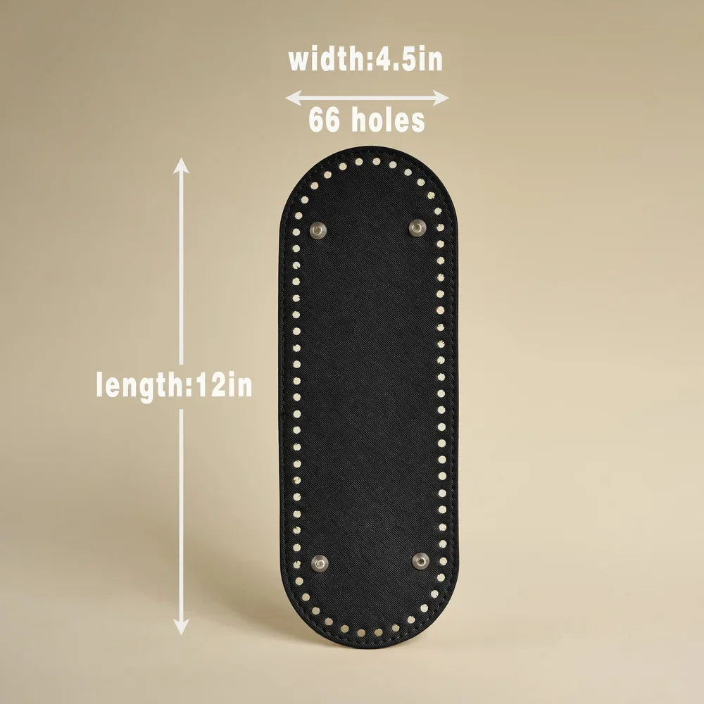Premium Leather Bag Base with Anti-Wear Studs