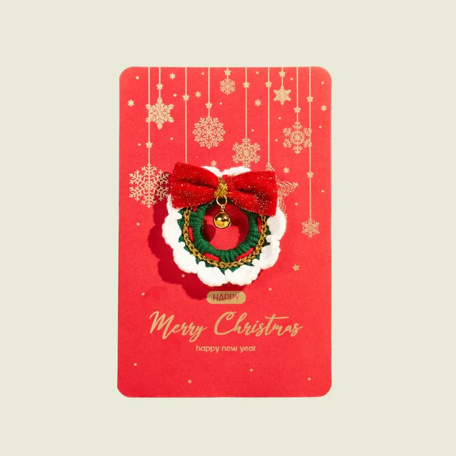 CrochetPark™ Porte-clés de Noël fait main au crochet