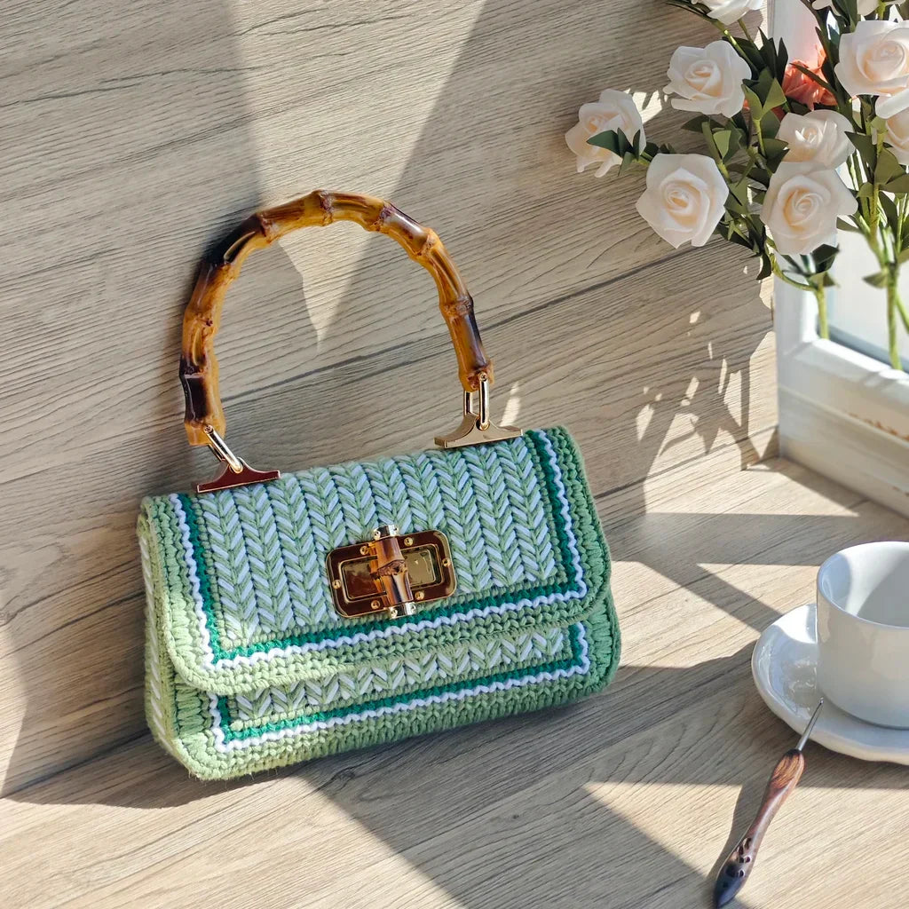 CrochetPark™ Linden Whisper Clutch Cross Stitch DIY kit