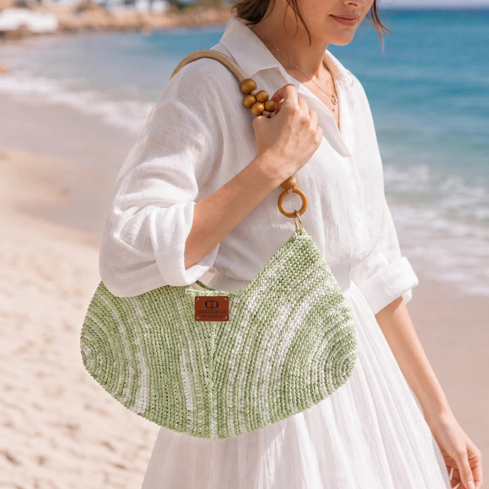 Summer Conch Hobo Crochet Kit