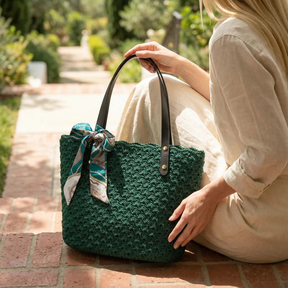 CrochetPark™ Aveline crochet Shoulder Bag Kit