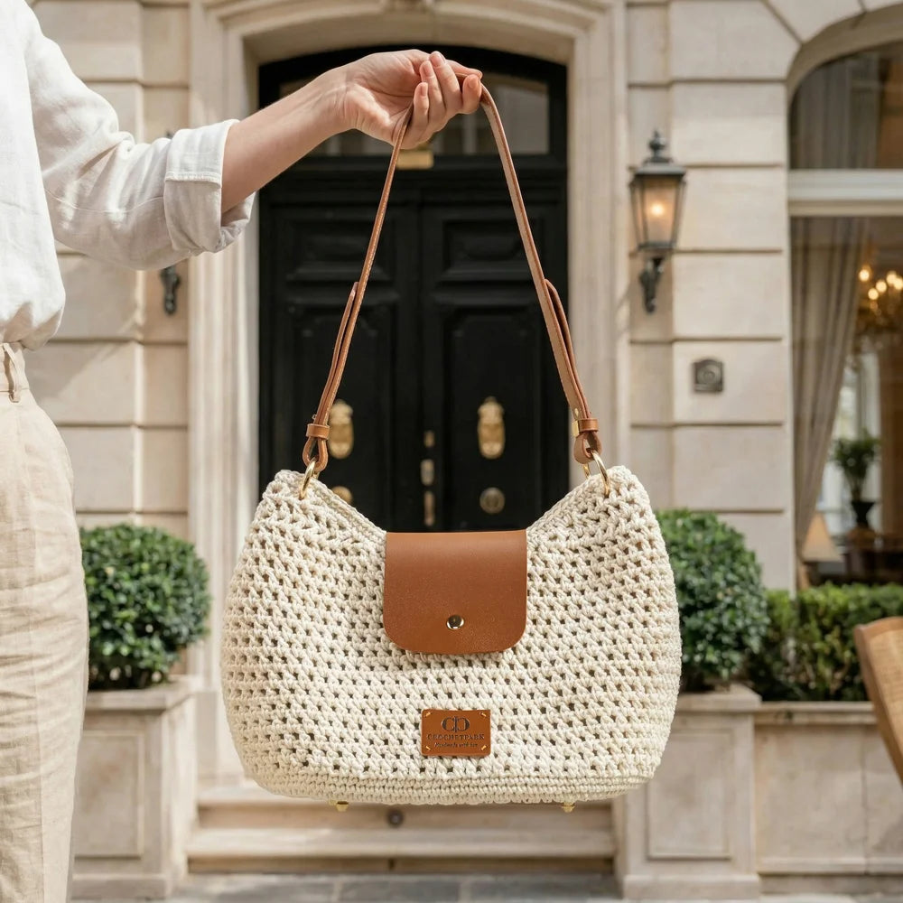 CrochetPark™ Sunny Weekend Hobo Crochet Kit