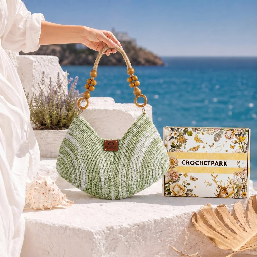 Summer Conch Hobo Crochet Kit