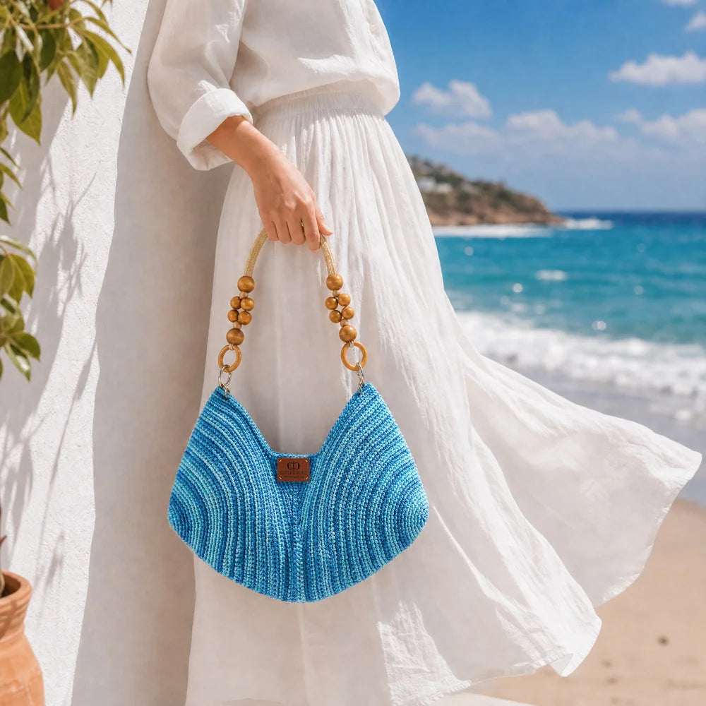 Summer Conch Hobo Crochet Kit