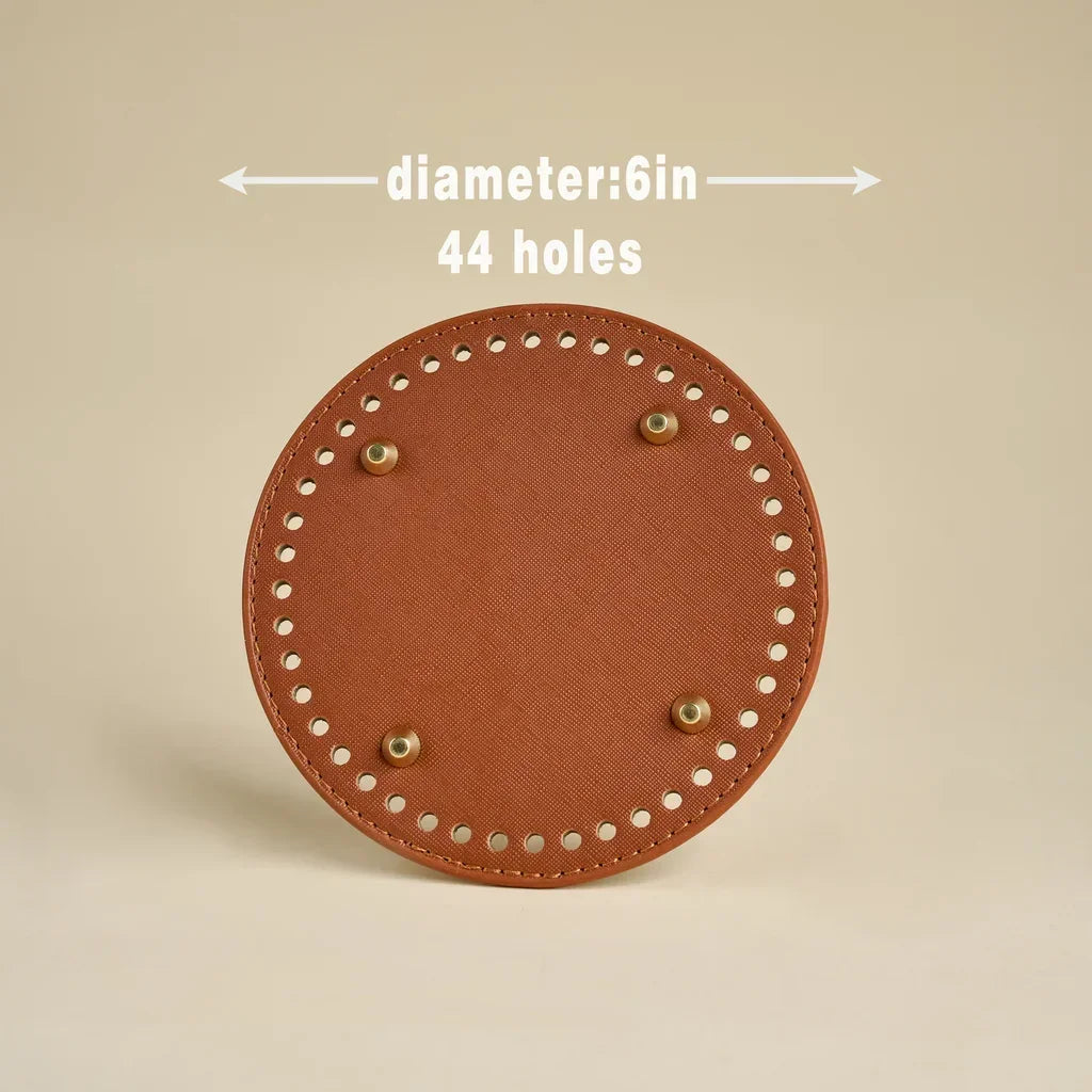 Premium Leather Bag Base with Anti-Wear Studs