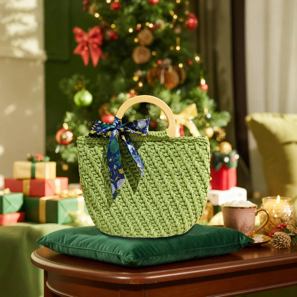 CrochetPark™ Elegant granny Crochet Bag DIY Kit