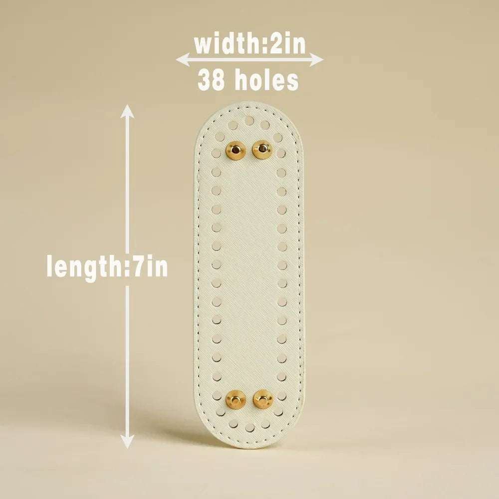 Premium Leather Bag Base with Anti-Wear Studs