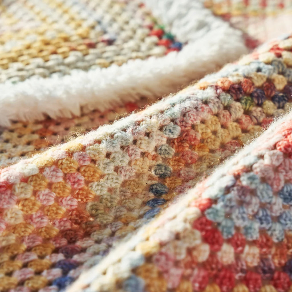 CrochetPark™ Hearthside Rainbow Blanket Kit