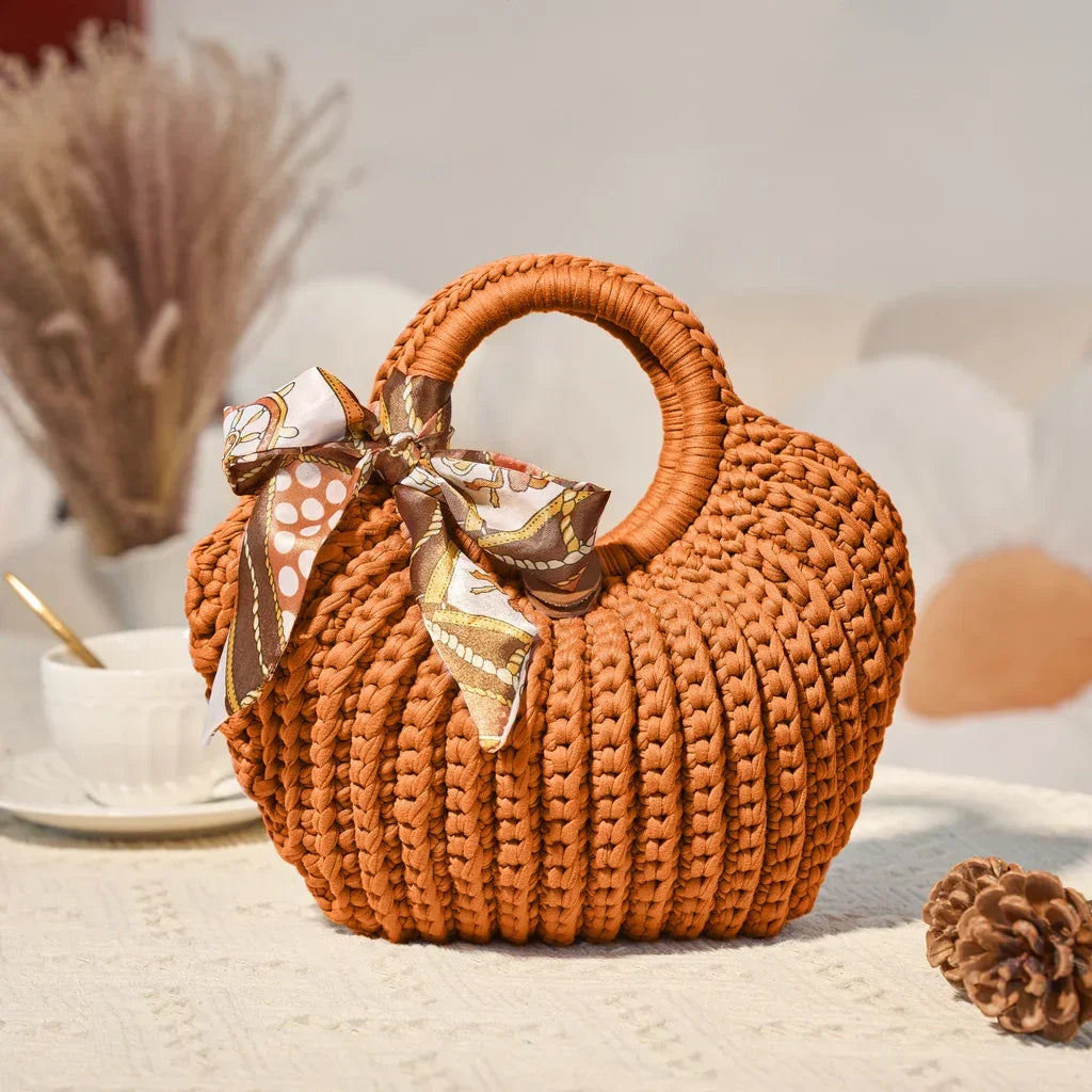 CrochetPark™ Shell crochet Handbag DIY Kit