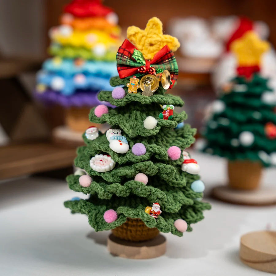 CrochetPark™ Sapin de Noël crocheté fait main