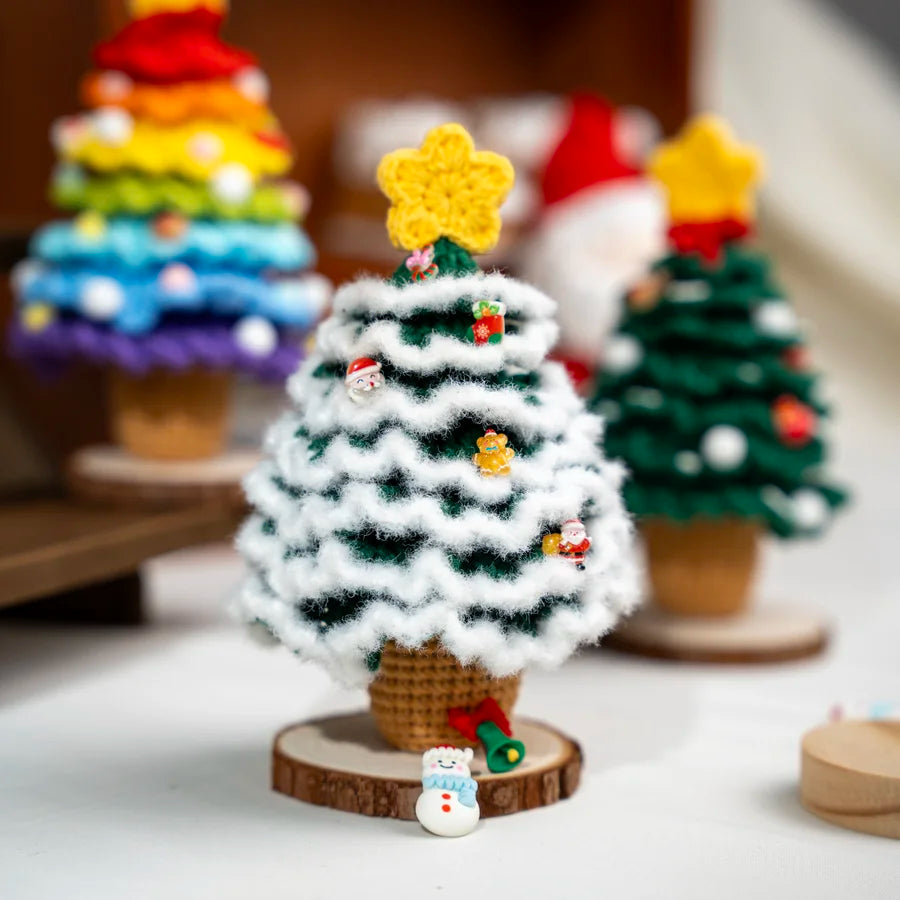 CrochetPark™ Sapin de Noël crocheté fait main