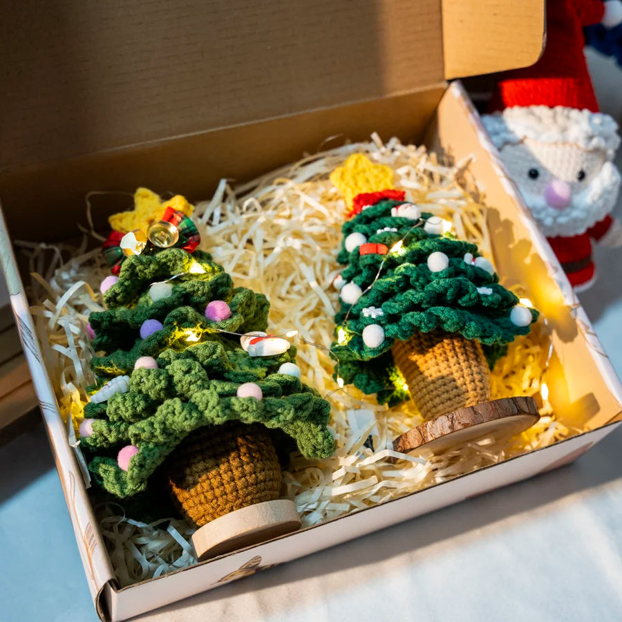 CrochetPark™ Sapin de Noël crocheté fait main