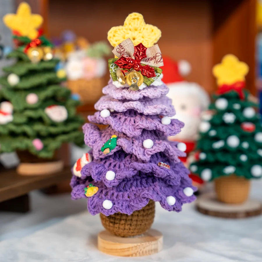 CrochetPark™ Sapin de Noël crocheté fait main