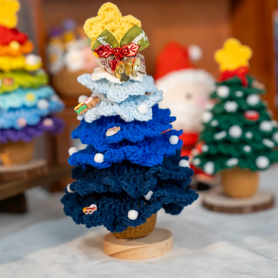 CrochetPark™ Sapin de Noël crocheté fait main