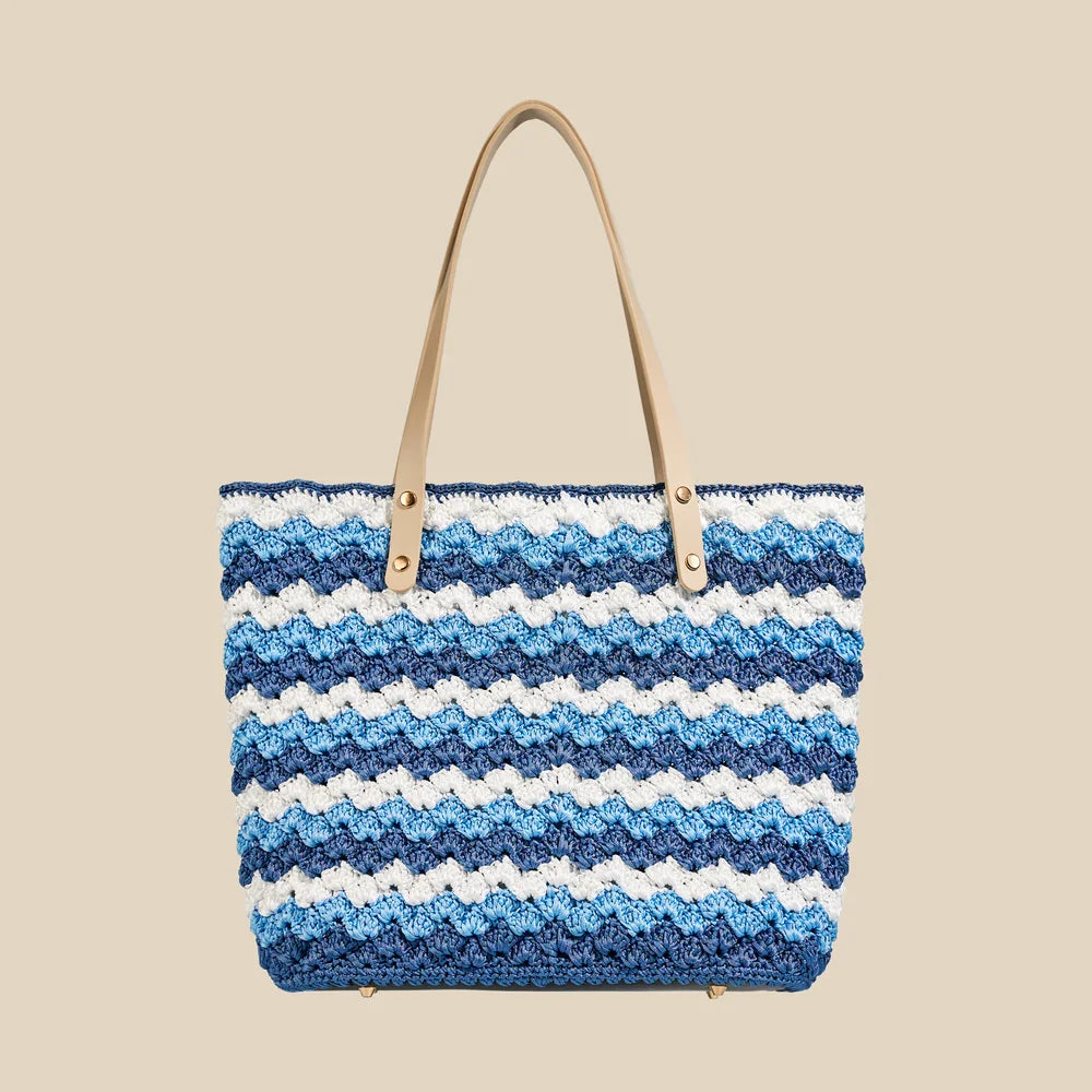 Seabreaze Wave Tote Crochet Kit