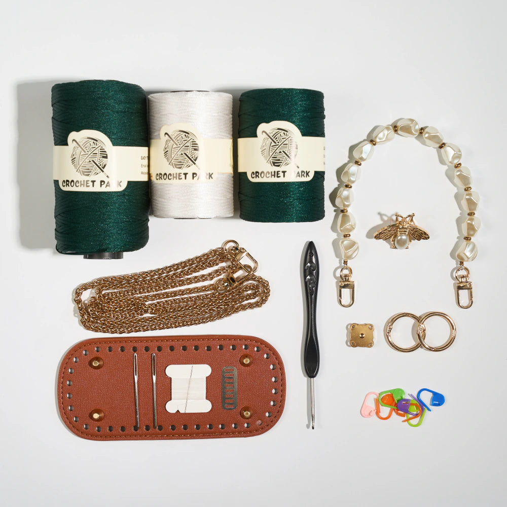 Garden Bee Pearl Purse Kit