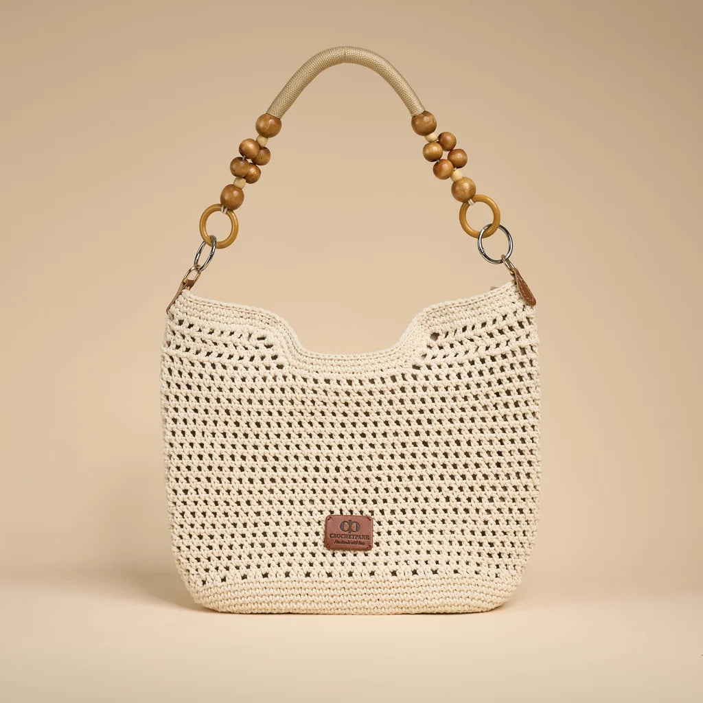 Kit de sac fourre-tout à bandoulière en crochet Croissant CrochetPark™