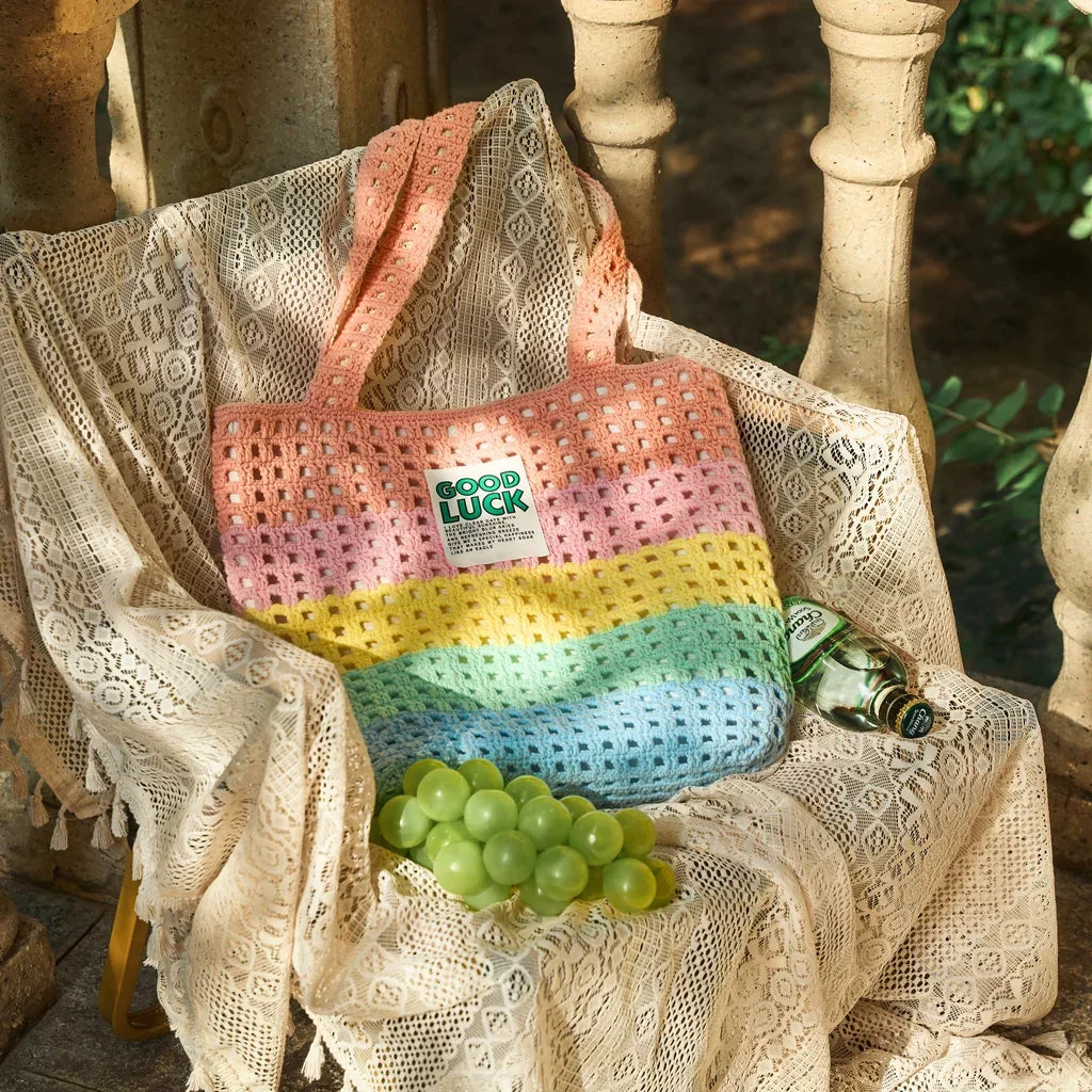 Kit de sac fourre-tout à bandoulière en crochet Croissant CrochetPark™