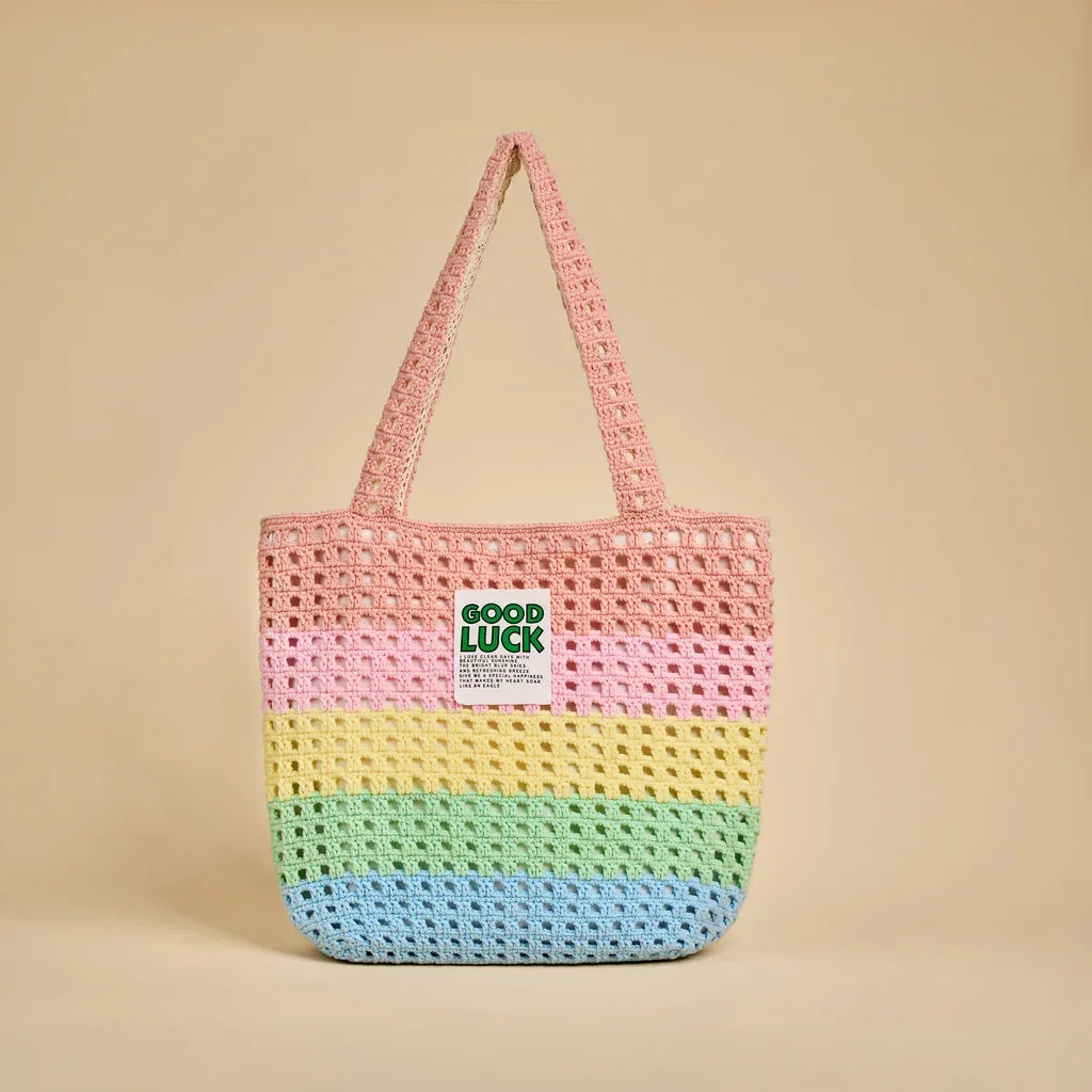 Kit de sac fourre-tout à bandoulière en crochet Croissant CrochetPark™