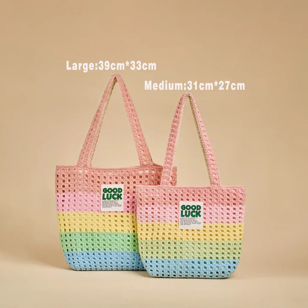 Kit de sac fourre-tout à bandoulière en crochet Croissant CrochetPark™