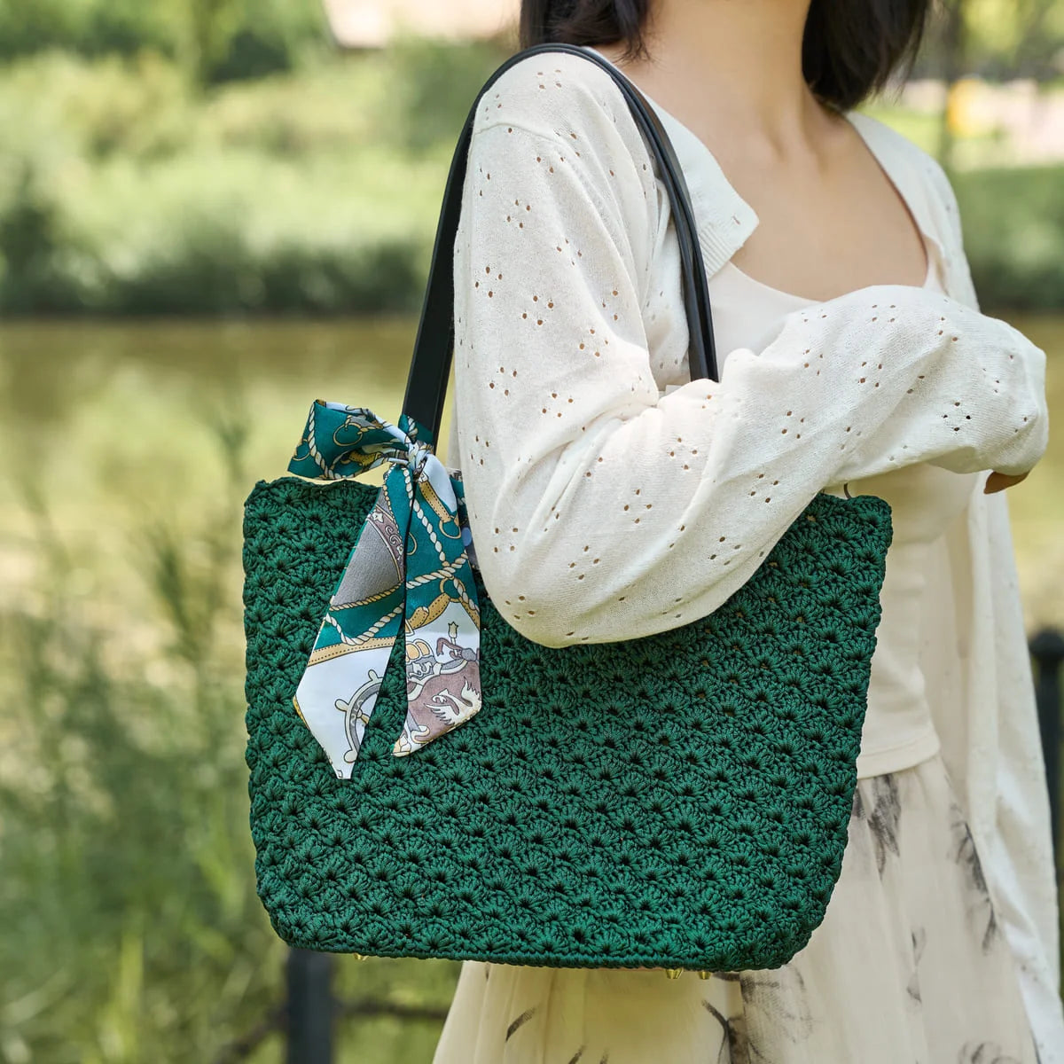 CrochetPark™ Aveline crochet Shoulder Bag Kit