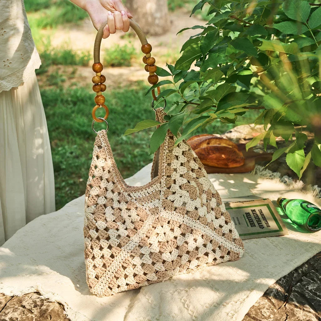 CrochetPark™ Sunny Holiday shoulder bag crochet kit