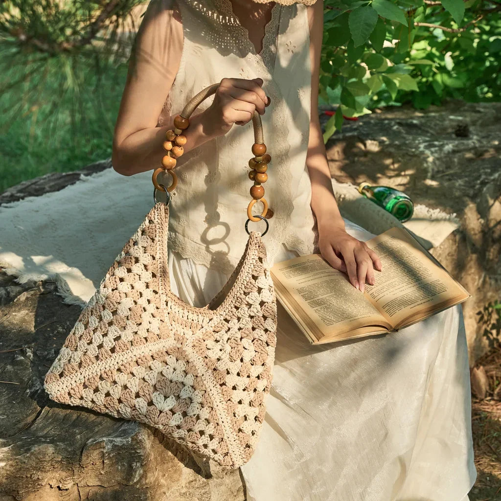 CrochetPark™ Sunny Holiday shoulder bag crochet kit