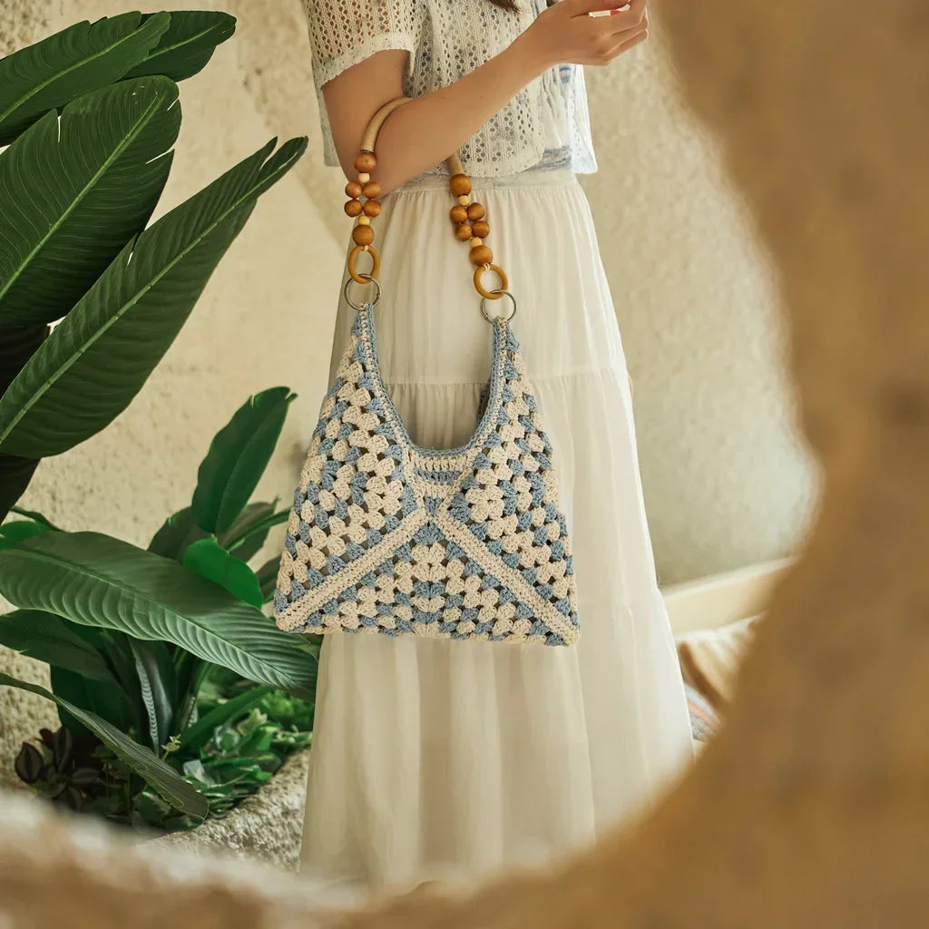 CrochetPark™ Sunny Holiday shoulder bag crochet kit