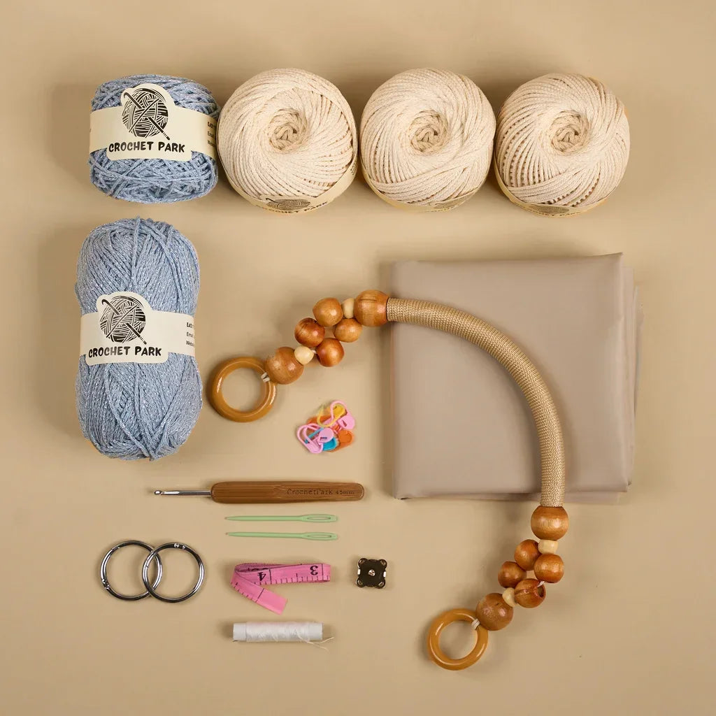 CrochetPark™ Sunny Holiday shoulder bag crochet kit