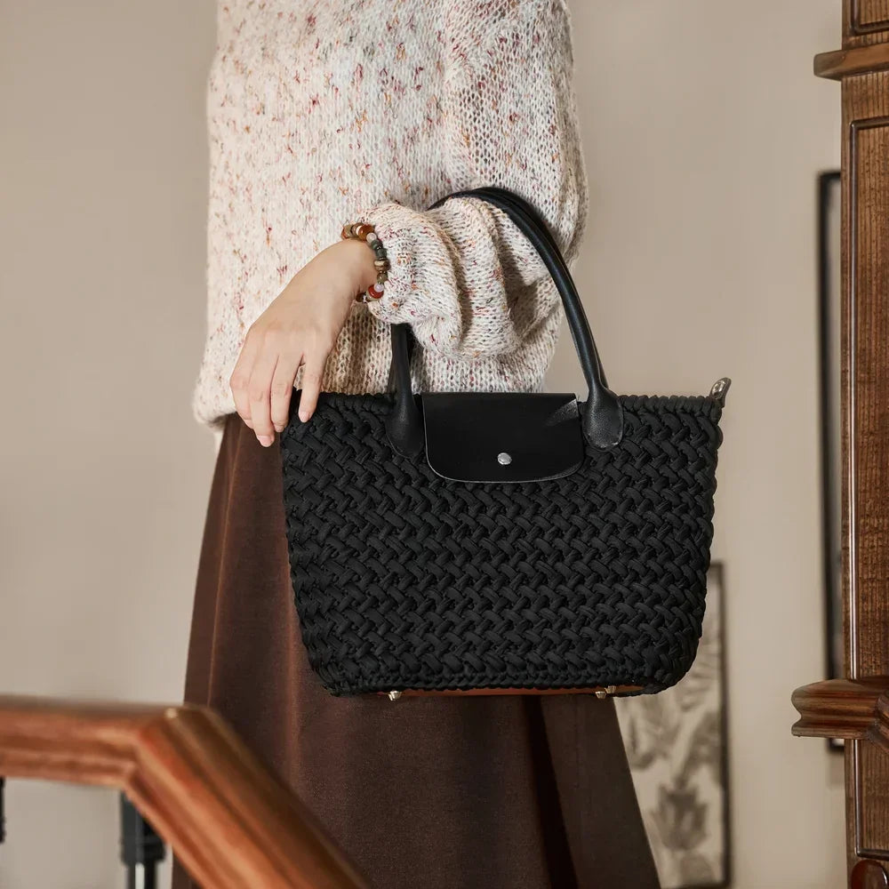 CrochetPark™ Croissant crochet Shoulder Tote Kit