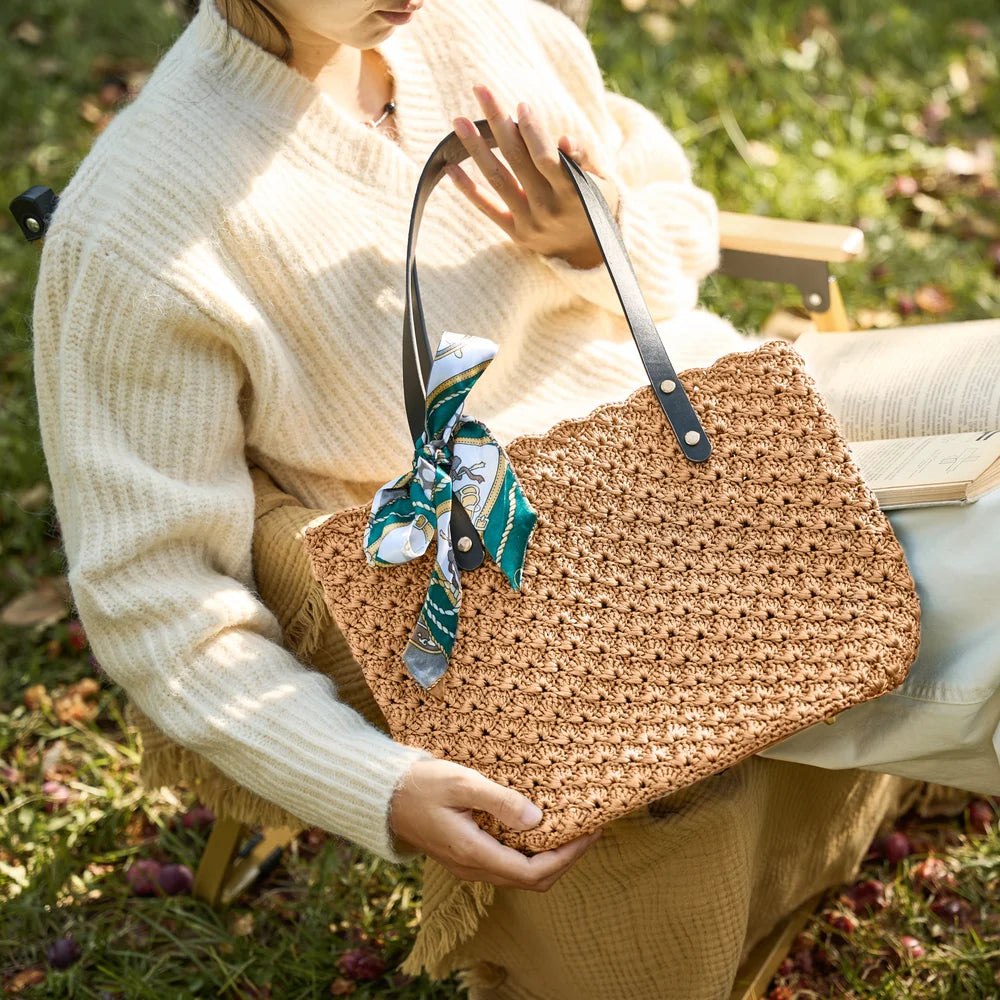 CrochetPark™ Aveline Häkel-Schultertaschen-Set