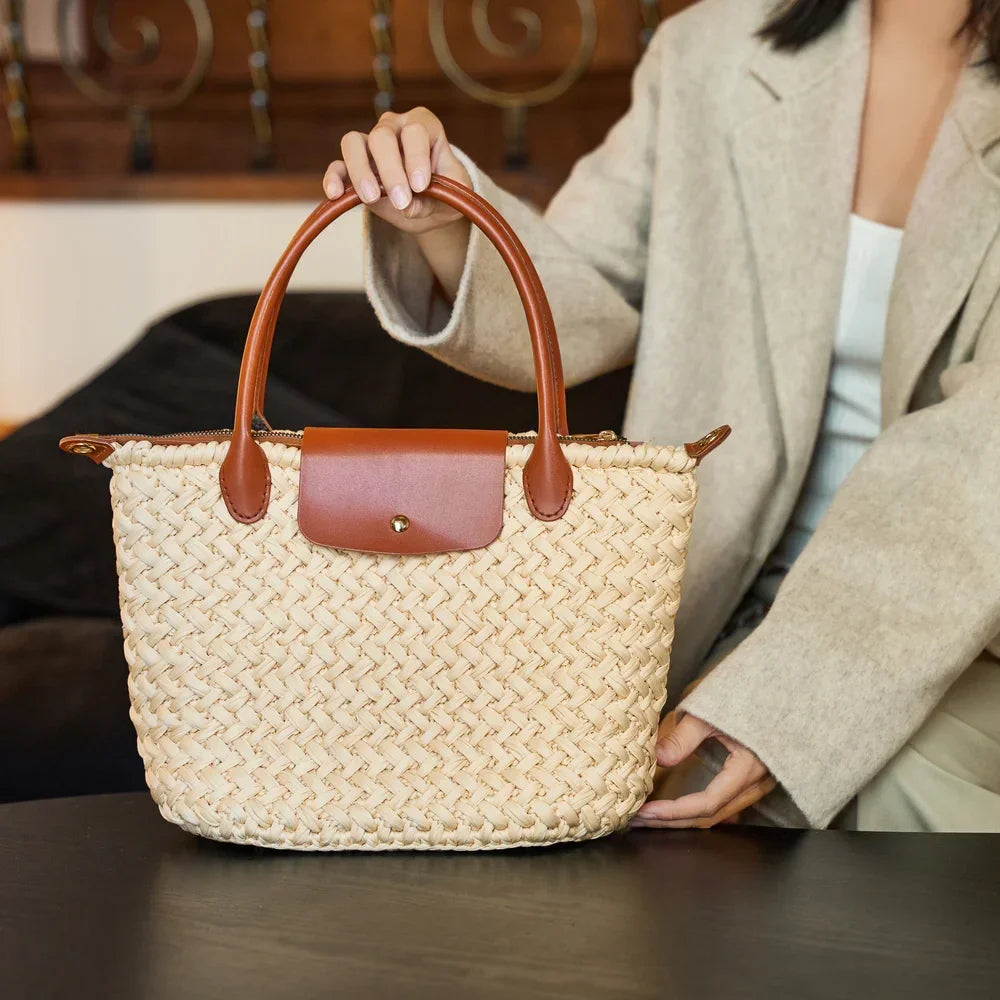 CrochetPark™ Croissant crochet Shoulder Tote Kit