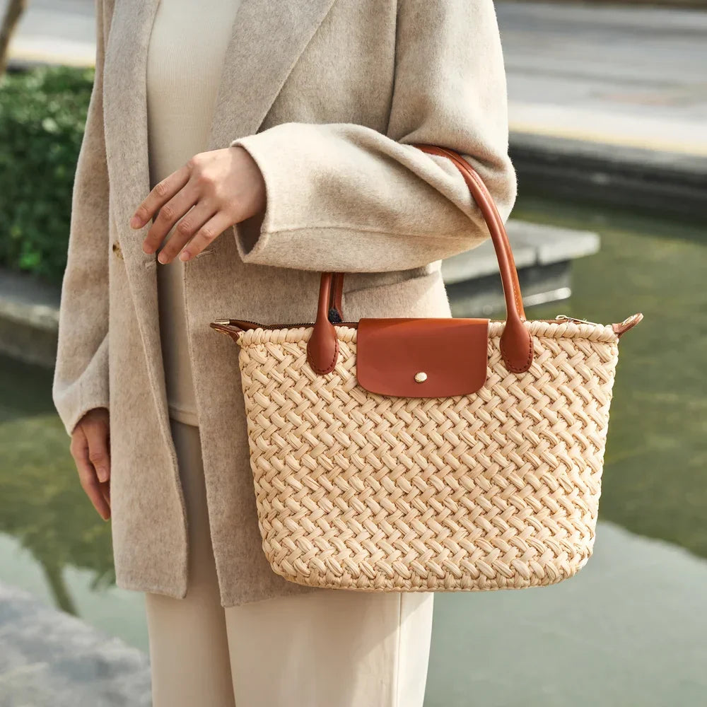 CrochetPark™ Croissant crochet Shoulder Tote Kit