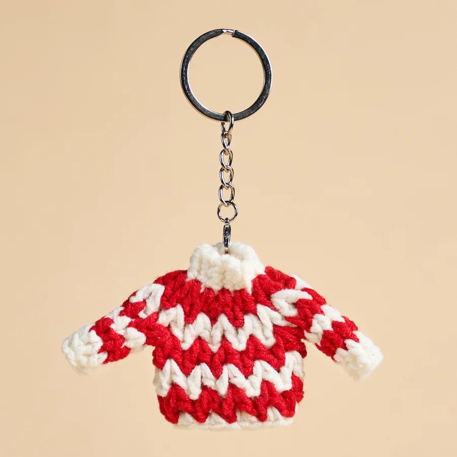 Mini Christmas Sweater Keychain