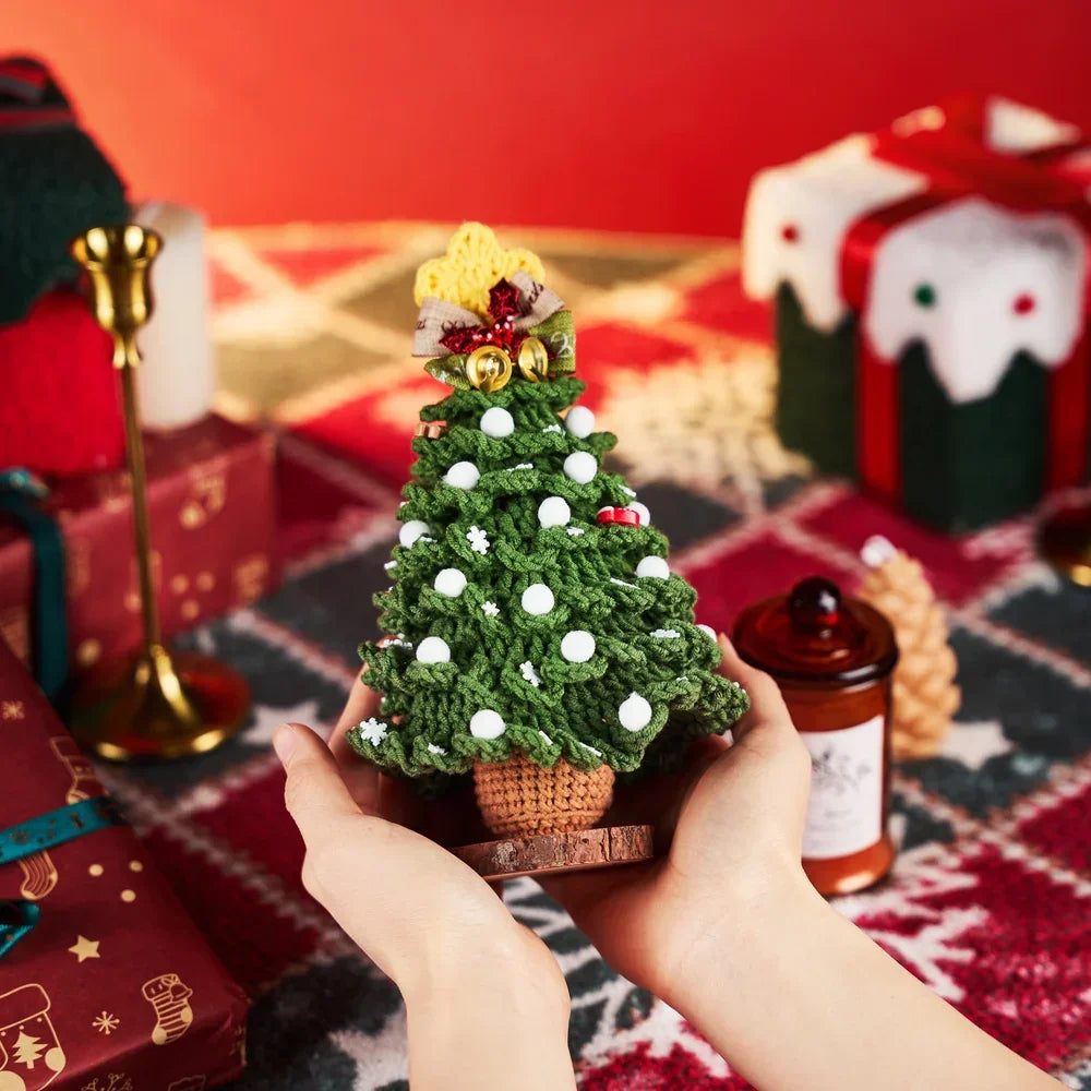 CrochetPark™ Sapin de Noël crocheté fait main
