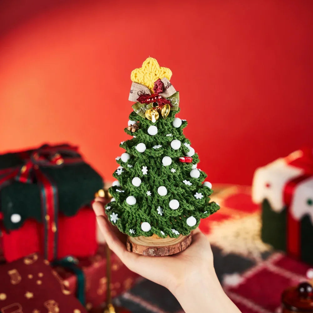 CrochetPark™ Sapin de Noël crocheté fait main