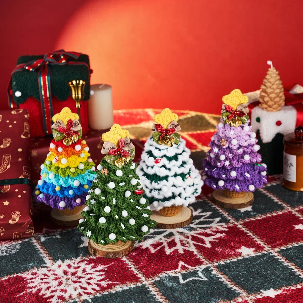 CrochetPark™ Sapin de Noël crocheté fait main
