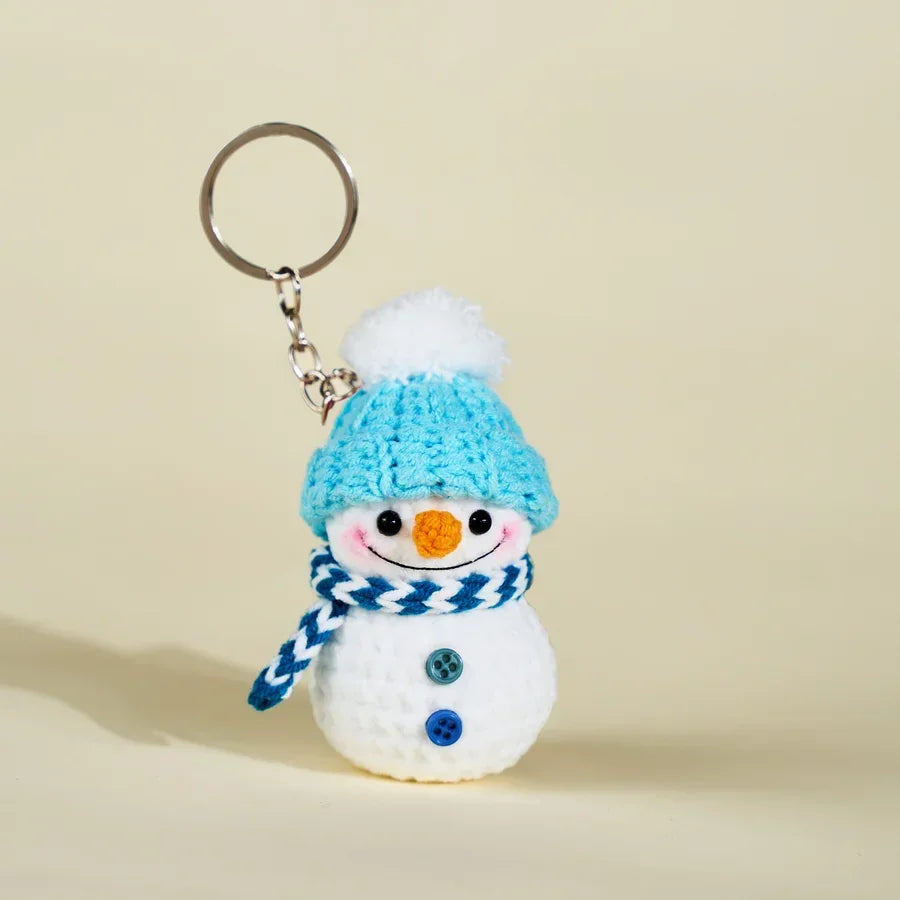 CrochetPark™ Porte-clés de Noël fait main au crochet