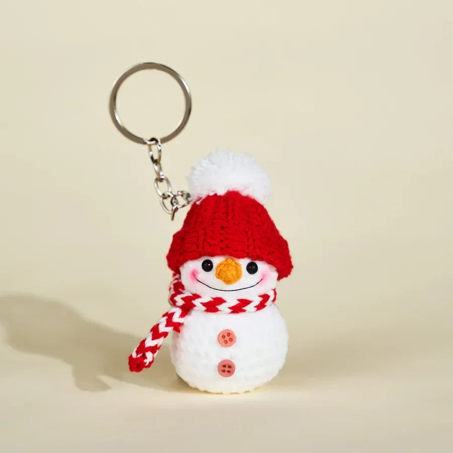 CrochetPark™ Porte-clés de Noël fait main au crochet