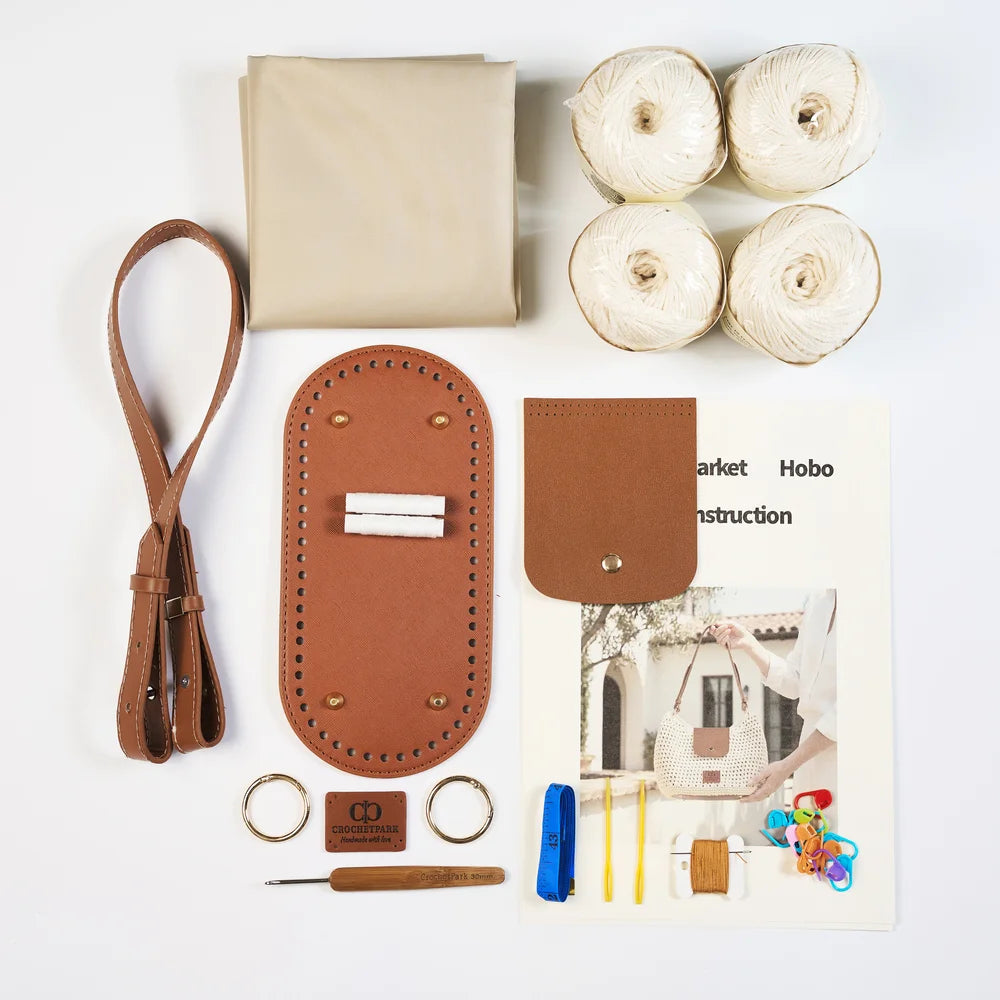 CrochetPark™ Sunny Weekend Hobo Crochet Kit