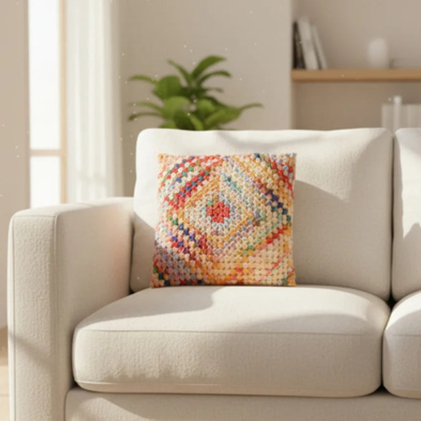 CrochetPark™ Hearthside Rainbow Blanket Kit