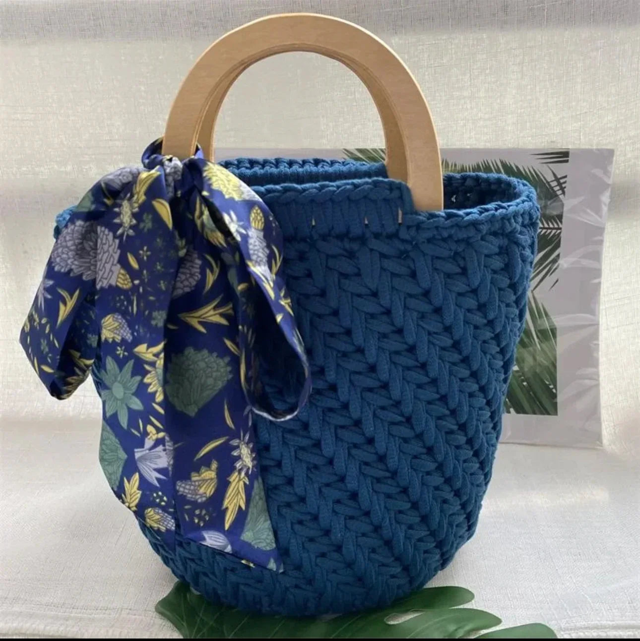 Elegant granny Crochet Bag DIY Kit - Caselibary