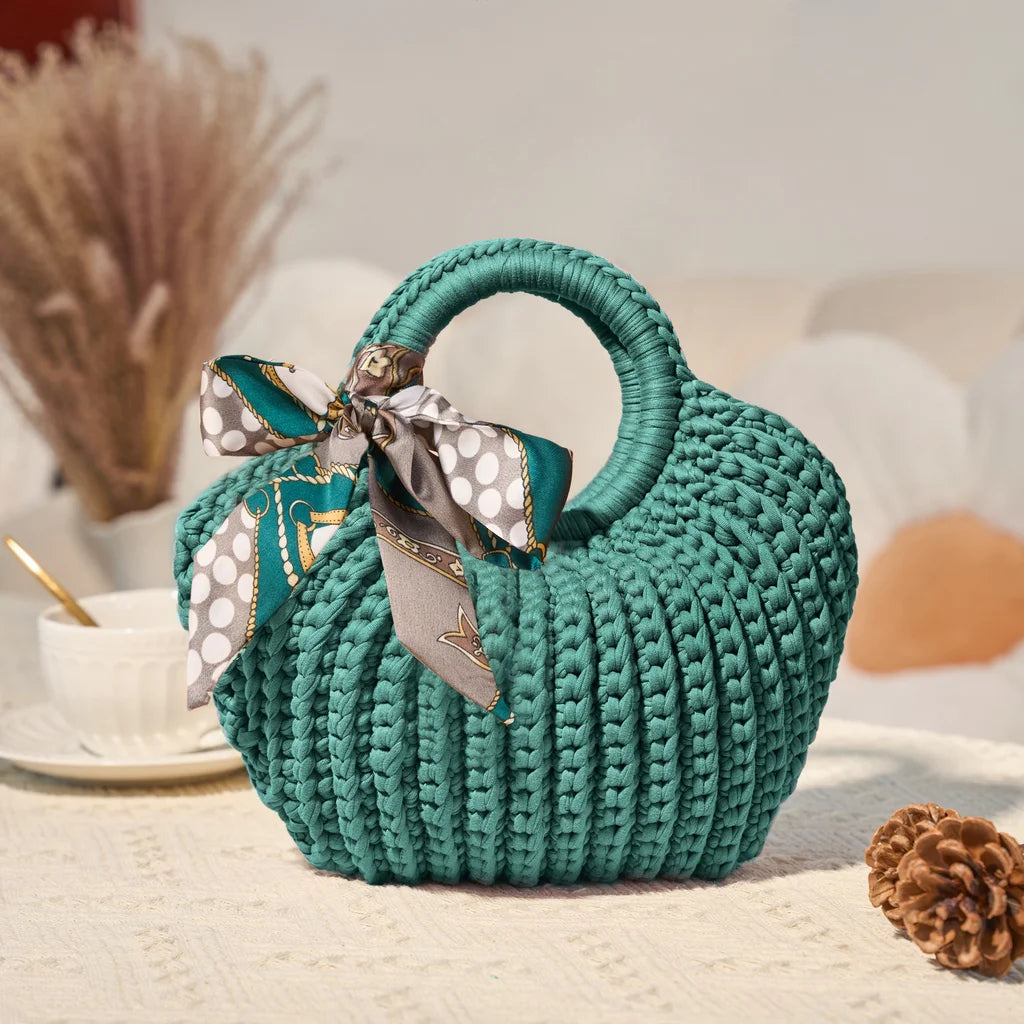 CrochetPark™ Shell crochet Handbag DIY Kit