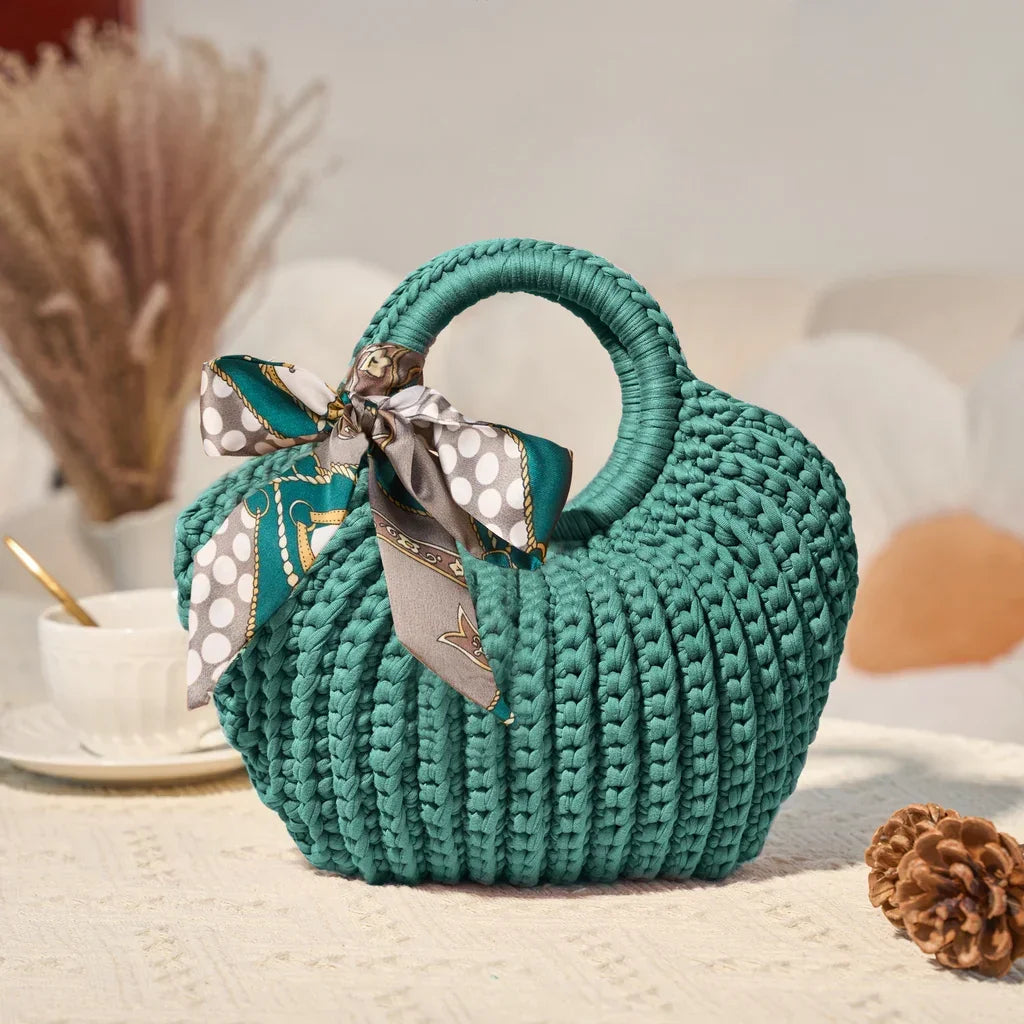 CrochetPark™ Shell crochet Handbag DIY Kit