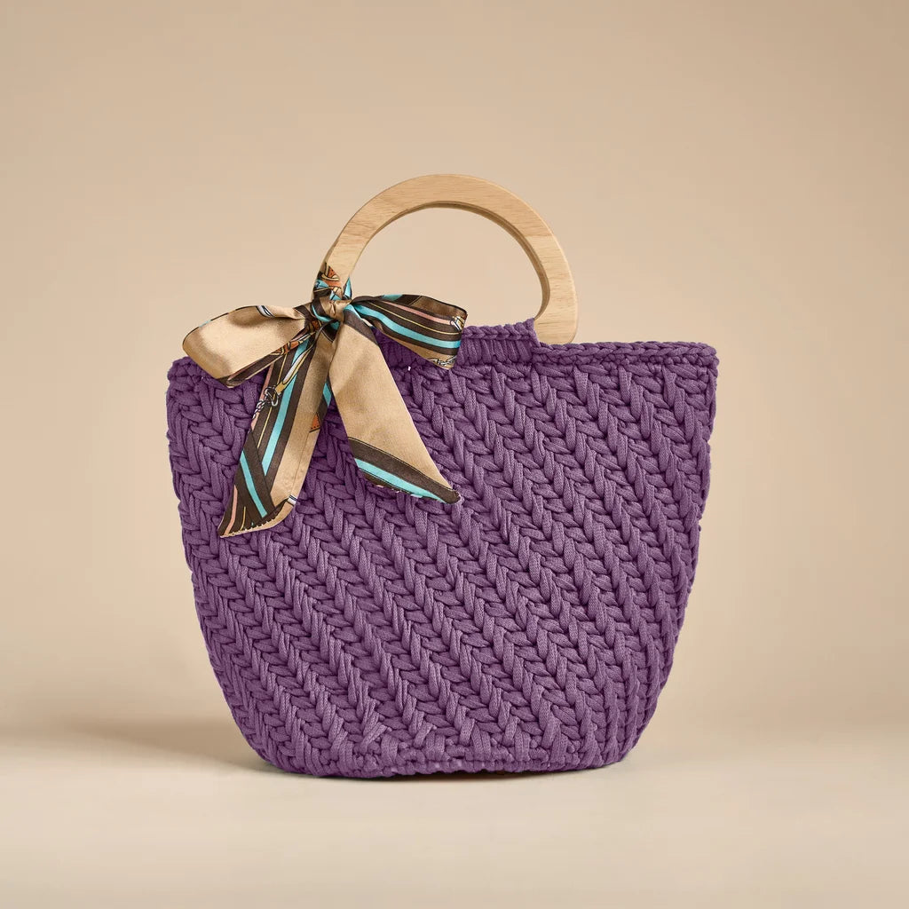 CrochetPark™ Elegant granny Crochet Bag DIY Kit