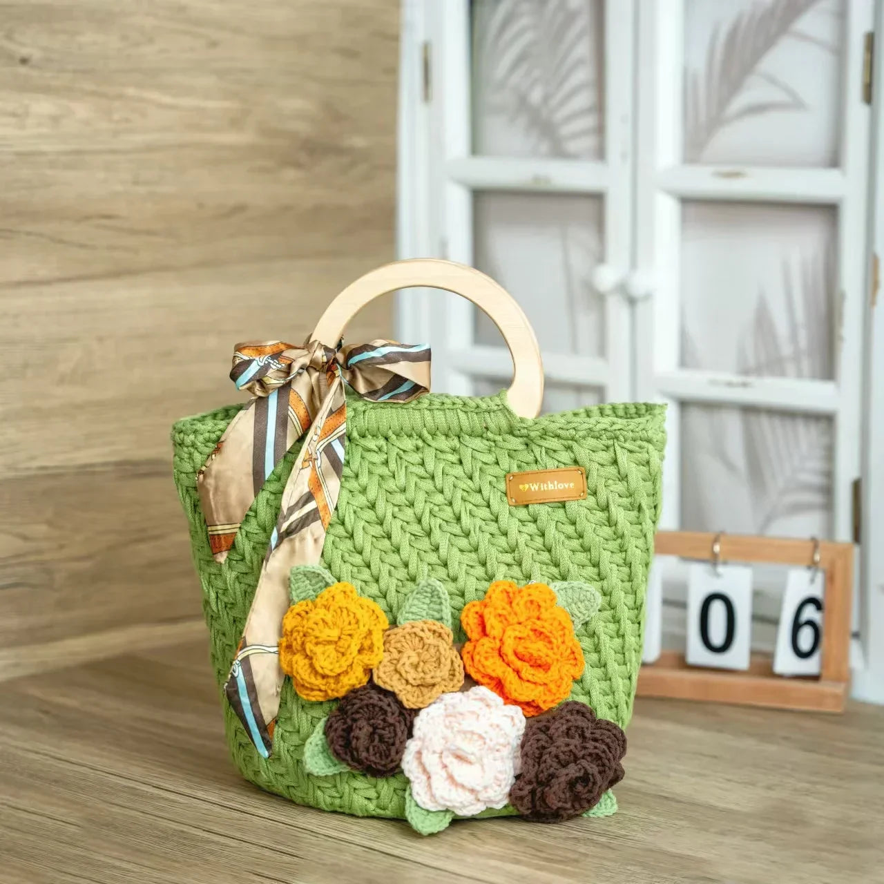 kits de décoration florale de sac au crochet (projet de 2 heures)