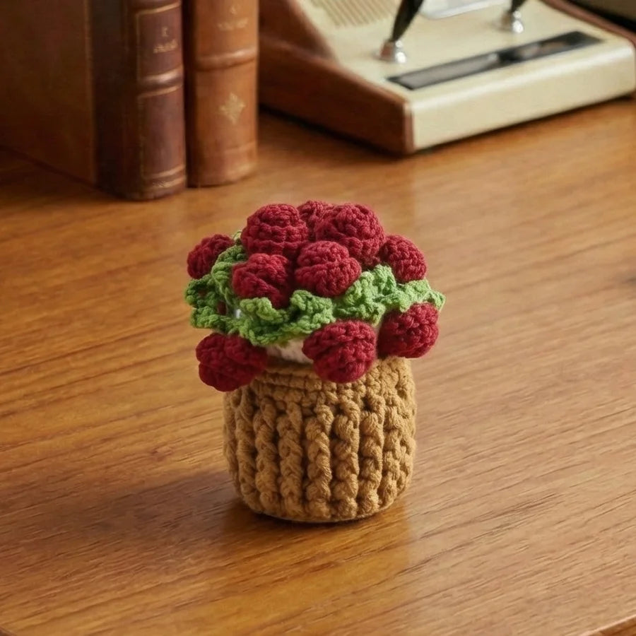 Rose Garden Crochet Coaster