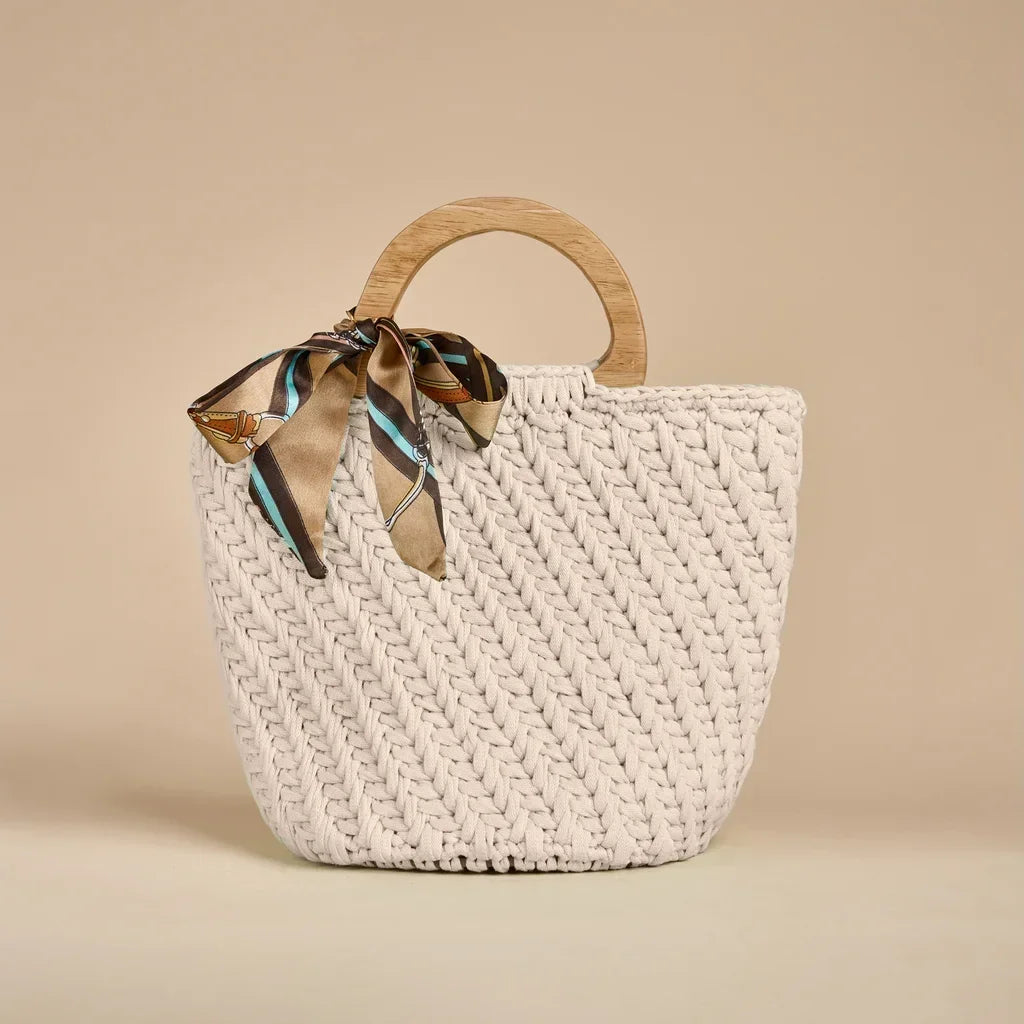 CrochetPark™ Elegantes Oma-Häkeltaschen-DIY-Set