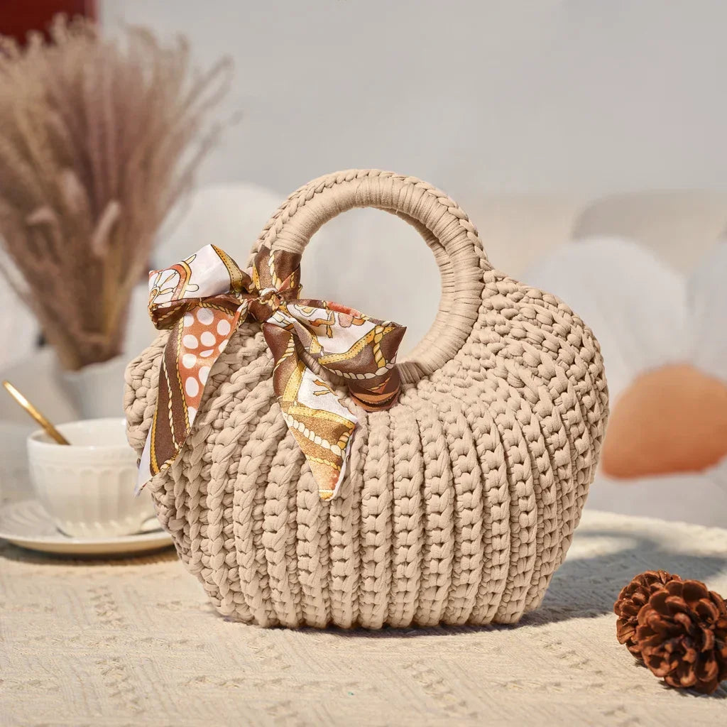 CrochetPark™ Shell crochet Handbag DIY Kit